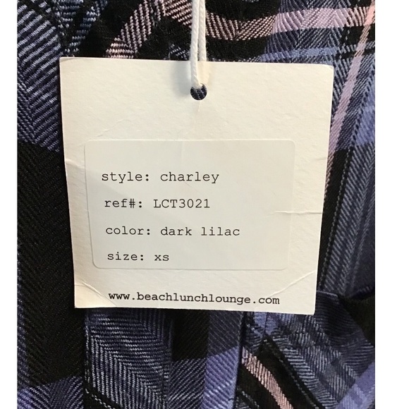 Beach Lunch Lounge Plaid Shirt - Picture 6 of 6